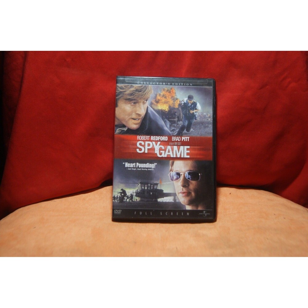 Spy Game (DVD, 2002, Full Screen, Collectors Edition) Robert Redford Action
